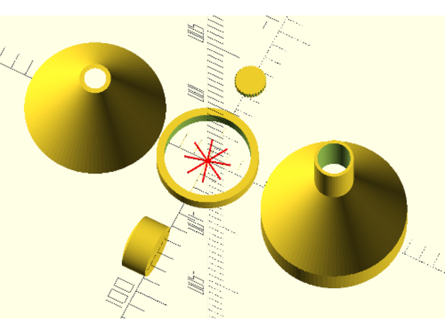 openscad geometria biblioteca 3D print model - Mito3D