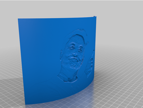 elon musk 2d art 3d print model - Mito3D