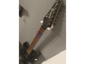 guitar wall holder electric guitars 3d print model - Mito3D