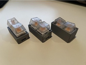 küçük programlanabilir 2 anahtar rgb makro tuş takımı arduino profesyonel mikro 3d print model - Mito3D