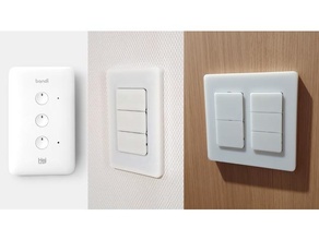 hej zigbee light switch cover household supplies 3d print model - Mito3D