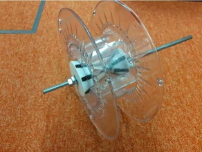 rebobinando filamento cabos óptico fibra eletrônicos 3d print model - Mito3D