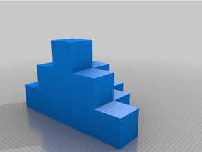 blok raflar dekor bloklar modern tasarım depolama raf 3d print model - Mito3D