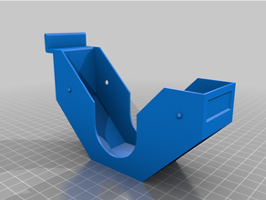 125mm slat wall sandpaper holder tool holders & boxes 3d print model - Mito3D