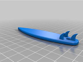tabla surf llavero 3d impresión 3d print model - Mito3D