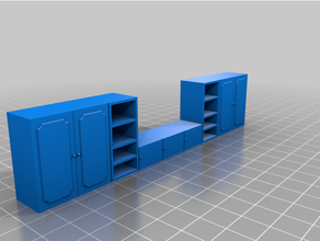 mueble comedor decoración 3d print model - Mito3D