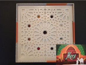 merve Herz Seide Straße Tafel Spiel einfügen Spiele Alhambra Brettspiel Brettspiele Zubehör Einsätze Veranstalter 3d print model - Mito3D