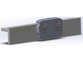 Ultimaker Düse Extruder Aufbau Anzeige 3d Drucker Zubehör vergessen 3d print model - Mito3D