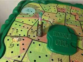 king oil drilling derrick replacement games board game boardgame drill driller 3d print model - Mito3D
