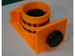 variometer - variable inductor electronics radio 3d print model - Mito3D