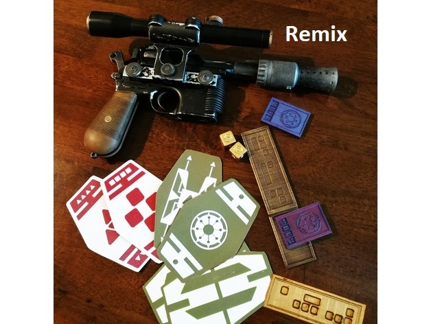 solo - star wars story sabacc chips credits remix props starwars han imperial incredibles money 3D print model - Mito3D
