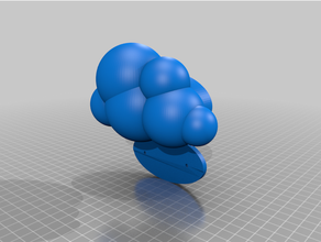 key cloud door space raspberry pi organization 3d print model - Mito3D