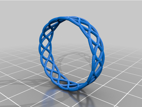 Sinus Ring Ringe 3d print model - Mito3D