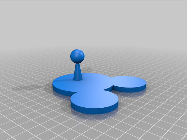 tri circle gancho solicitud 3D print model - Mito3D