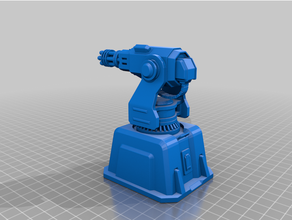 turrets scifi space engineers turret 3d print model - Mito3D