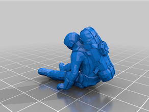 dead engineer scifi space engineers 3d print model - Mito3D