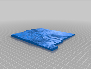 mexico topography scans & replicas 3d print model - Mito3D