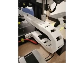 Ender 3 Kabel leiten Achse 3d Drucker Zubehör Kette Realität 3d print model - Mito3D