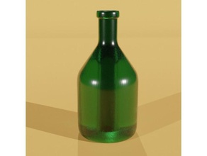 Pirat Rum Wein Flasche Requisiten 3d print model - Mito3D