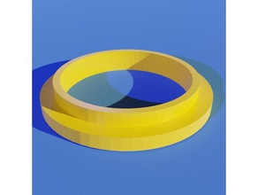 Tür Zylinder Halsband Ring Abstandshalter Klient Ersatz Teile 3d print model - Mito3D