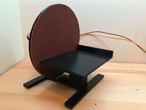 levigatura macchina utensili cintura levigatrice disco ruota carta attrezzo utilità legna lavorazione legno officina 3d print model - Mito3D