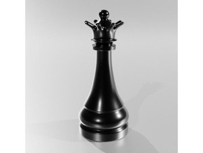queen chess piece 3d print model - Mito3D
