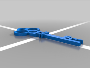 4 ring key 3d print model - Mito3D