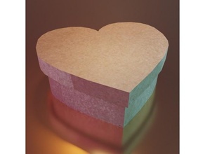 heart shaped box diy 3d print model - Mito3D