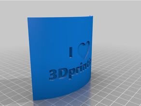 l'amour 3dprinting lithophane décor 3dprintable 3d imprimante impression sabrer 3d print model - Mito3D