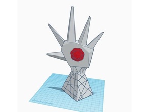 logan's crystal hand props 3d print model - Mito3D