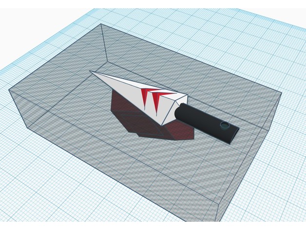 small princess mononoke dagger keychain 3d printing studio ghibli 3D print model - Mito3D