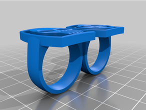 fantasma argolas traje anel 3d print model - Mito3D