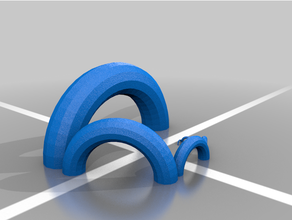 encontrar jonas arco 3d impressão arcos ponte teste espiralizado 3d print model - Mito3D