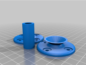 filament dry box cap 3d printer accessories dessicant container holder drybox storage 3d print model - Mito3D