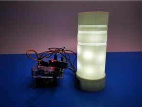arduino bed room lamp electronics bluetooth controller children dht11 shade led light saber temperature sensor 3d print model - Mito3D