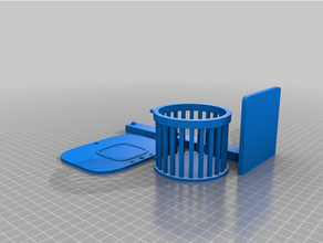paper basket desk toys & games 3d print model - Mito3D
