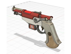 bolter pistol outer worlds props 3d print model - Mito3D