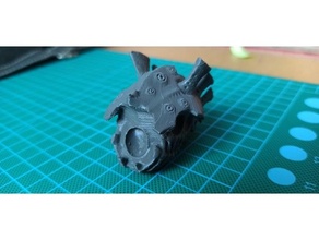 chitin plate mods carnisaurus fex creatures monster tyranids warhammer 40k 3d print model - Mito3D