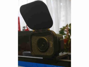 couverture gaine cache verser Logitech stigmating webcam caméra 3d print model - Mito3D