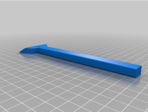 espatule décolle piezas main outils décollage spatule 3d print model - Mito3D