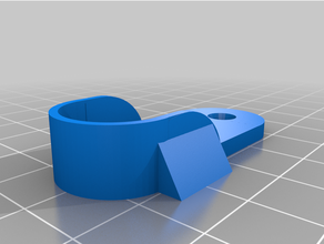elliptic hanger flange parts 3d print model - Mito3D