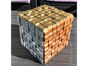 parametric secret box containers decorative container object puzzle storage 3d print model - Mito3D