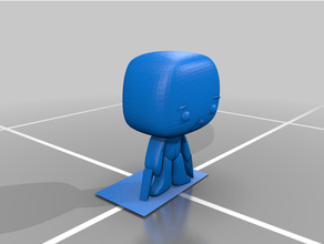 big-headed pop funko figure models 3d print model - Mito3D