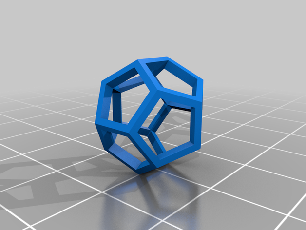 platonik katı matematik 3D print model - Mito3D