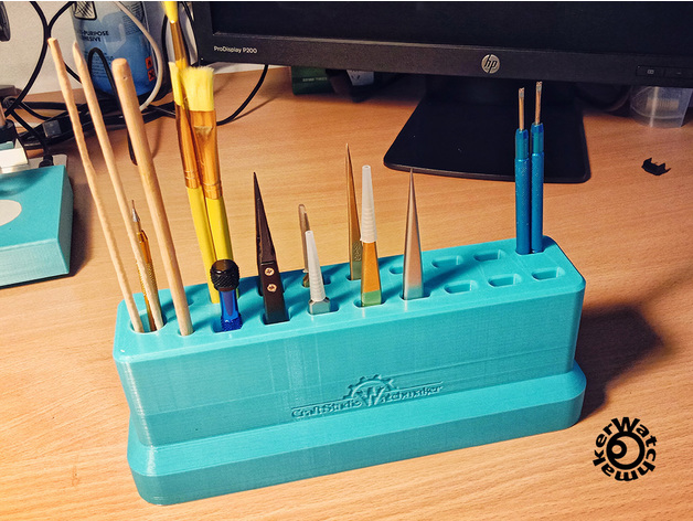 tweezers holder tool holders & boxes hand tolls stand tools watch watchmaking 3D print model - Mito3D