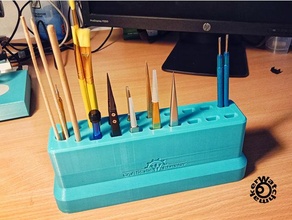 tweezers holder tool holders & boxes hand tolls stand tools watch watchmaking 3d print model - Mito3D