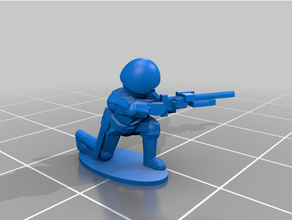 1-100 ww2 italian infantry kneeling toy & game accessories soldiers wargame 3d print model - Mito3D