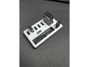 escrivaninha organizador USB 3d impressão 3d print model - Mito3D