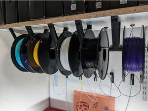filament spool hangers guides 3d printer accessories 3d print model - Mito3D