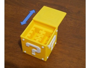 question block switch cartridge case sliding lid toy & game accessories 3d print model - Mito3D
